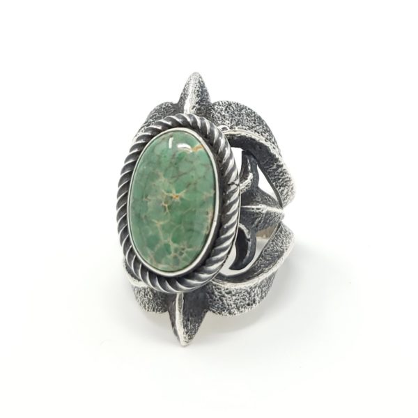 Kevin Yazzie Navajo Sterling Silver Ring Regal Design Rare Australian ...