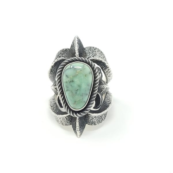 Kevin Yazzie Navajo Sterling Silver Ring Regal Design White Mountain ...